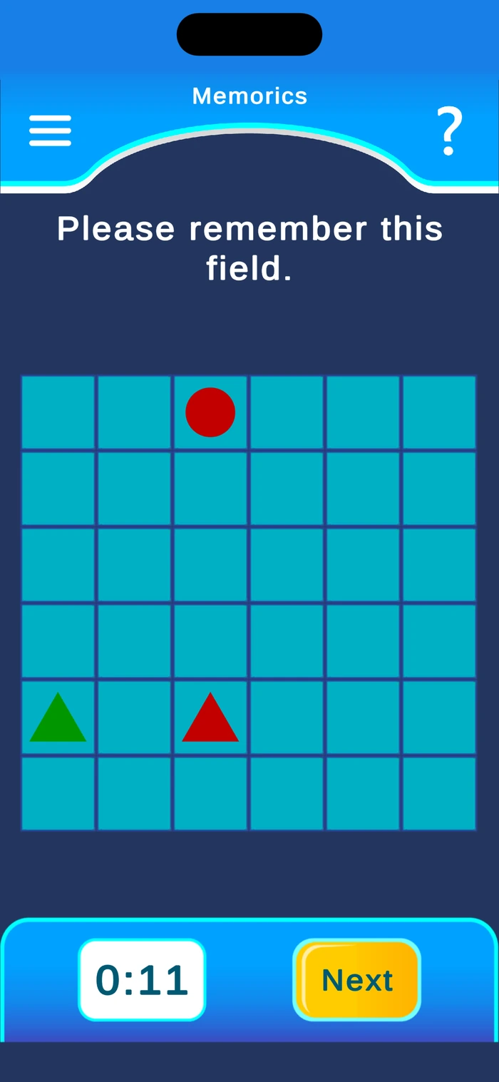 Memorics: a grid of colourful shapes to remember · iPhone · 1.2.0
